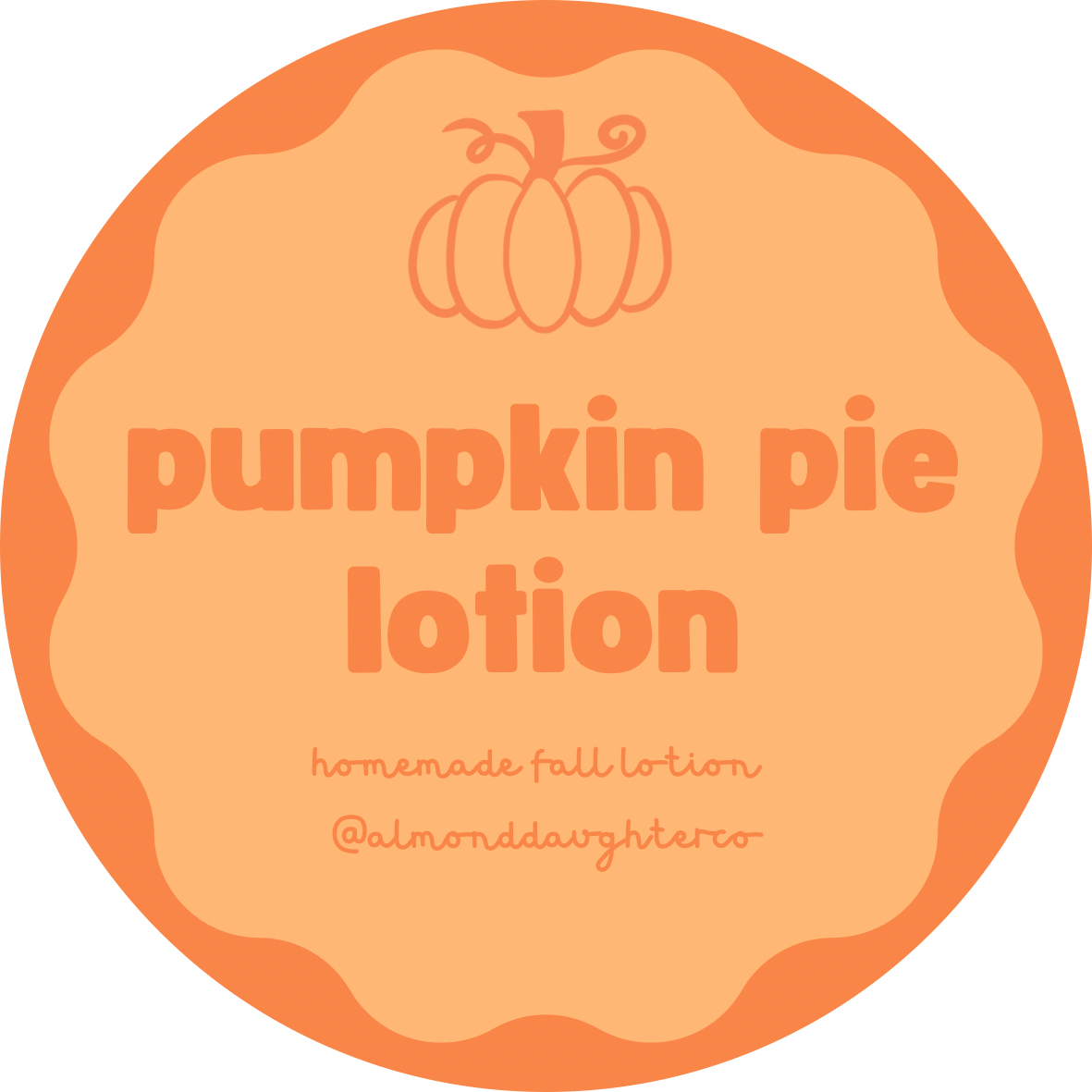 pumpkin pie lotion