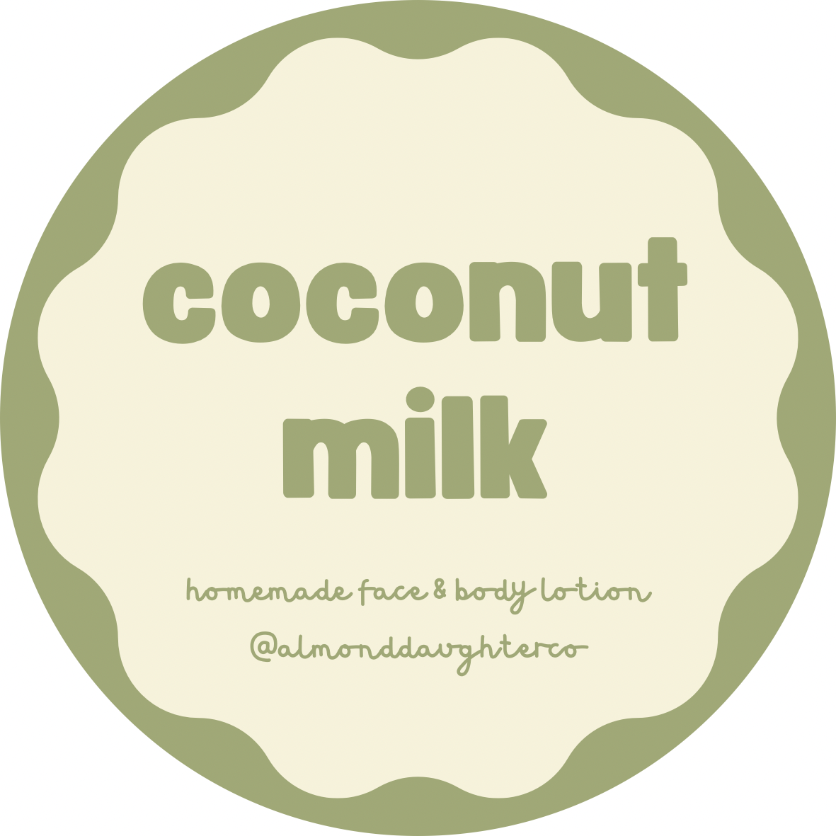 coconut milk lotion