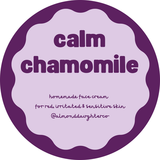 calm chamomile face cream